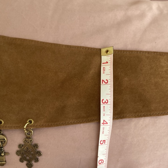 Suede Leather tribal belt - Picture 11 of 11
